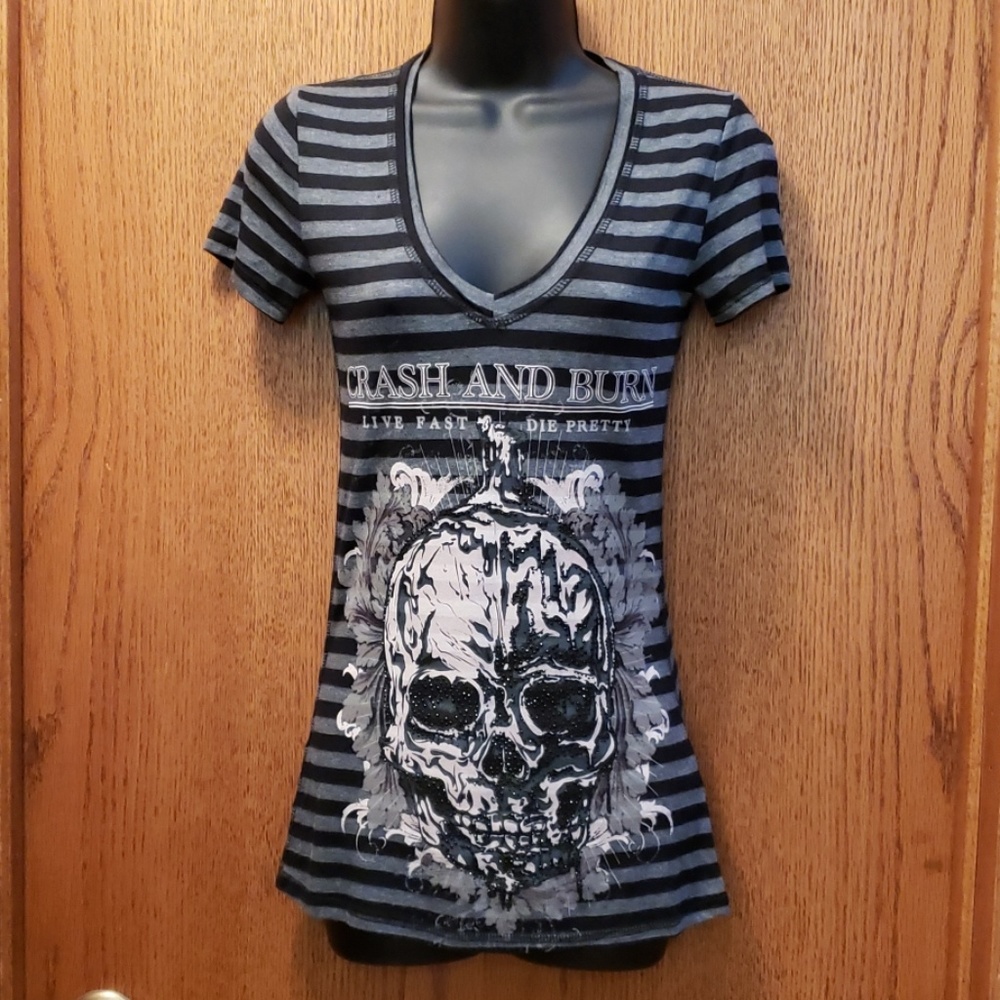Crash And Burn tee